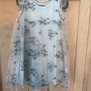 Pippa & Julie Blue Floral Kids Dress